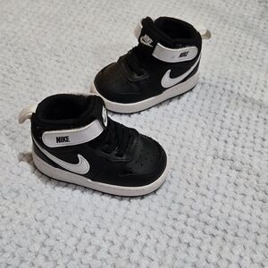 Nike Kids Black and White Sneakers